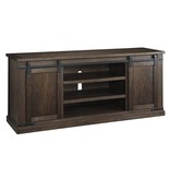 Signature Design W562-68  Extra Large, Budmore Barn Door TV Stand