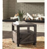 Signature Design Chaseburg- Square End Table, Light Brown T848-2