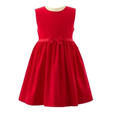 Rachel Riley Red Bow Pinafore with Cherry Top - Covey House Children's ...