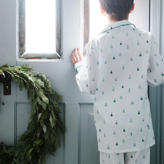 Petite Plume Evergreen Pajama Set
