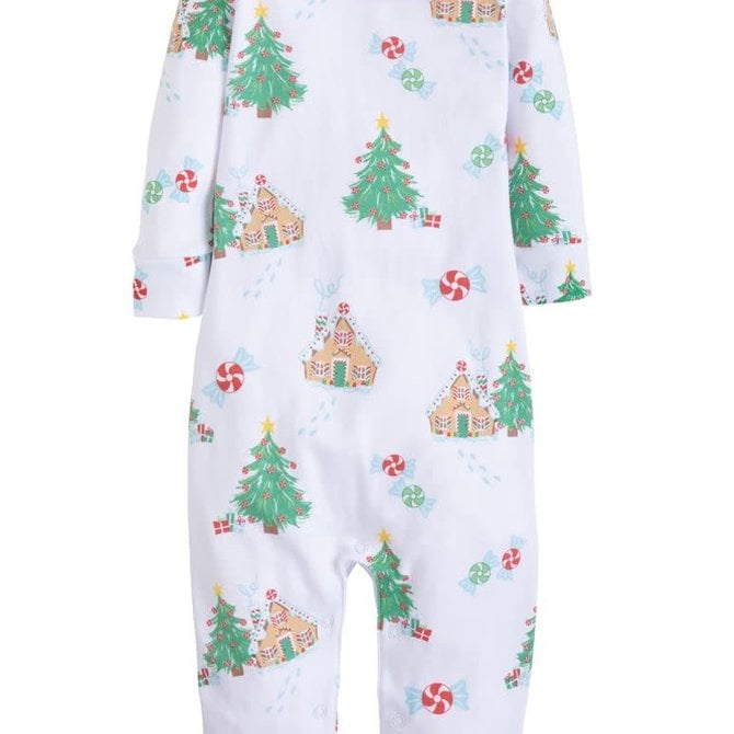 Little English Printed Playsuit- Gingerbread