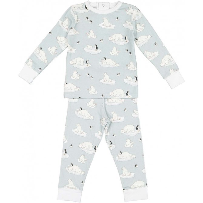 Sal & Pimenta Polar Bears Kid Pajama