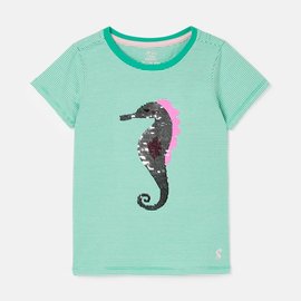 Joules Joules Seahorse Sequin Top