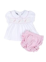 Magnolia Baby Magnolia Baby Sophie and Sam Smocked Collared Ruffle  Diaper Cover Set PK