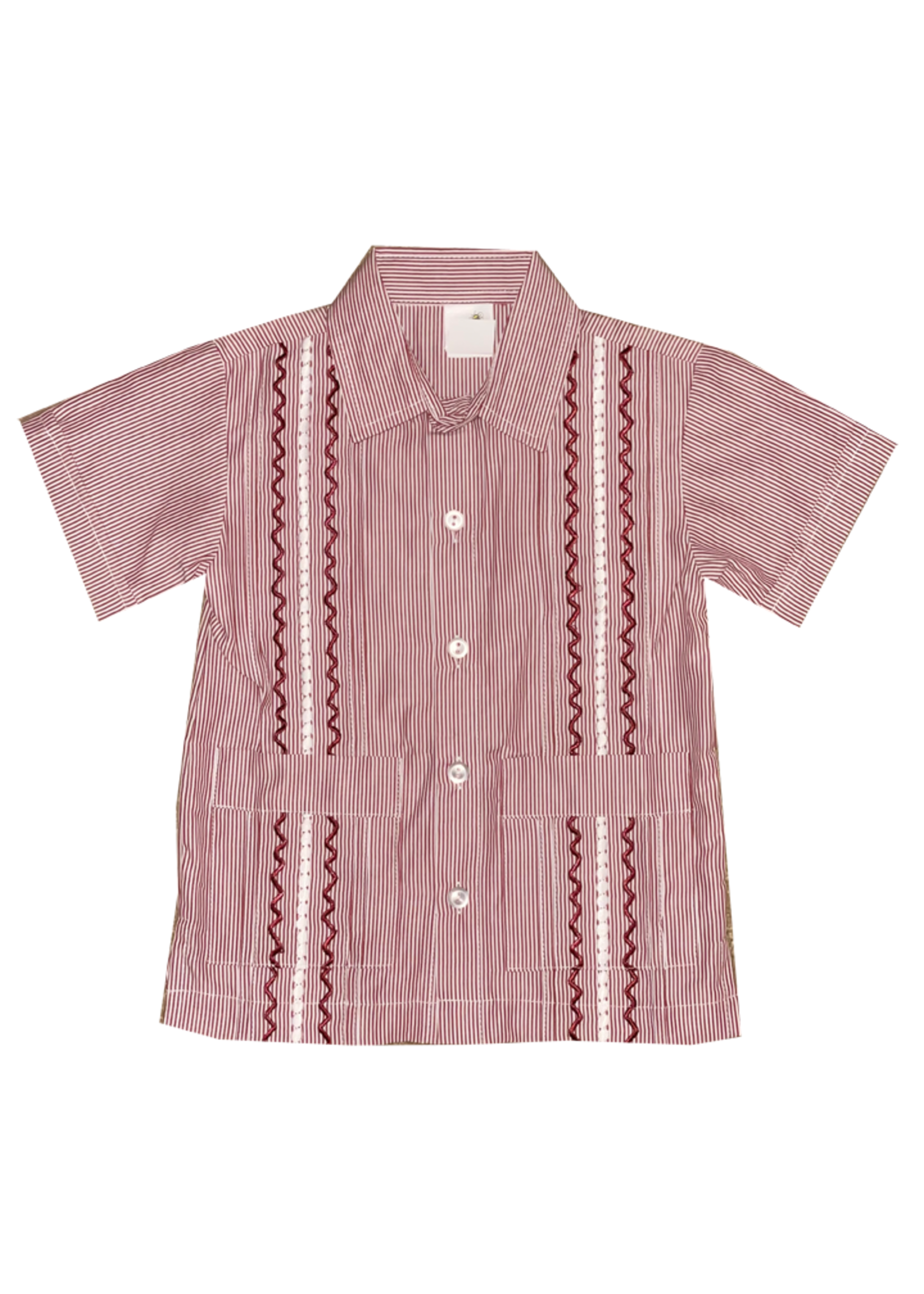 Six Honeybees Six Honeybees Aggie Maroon Boys Guayabera