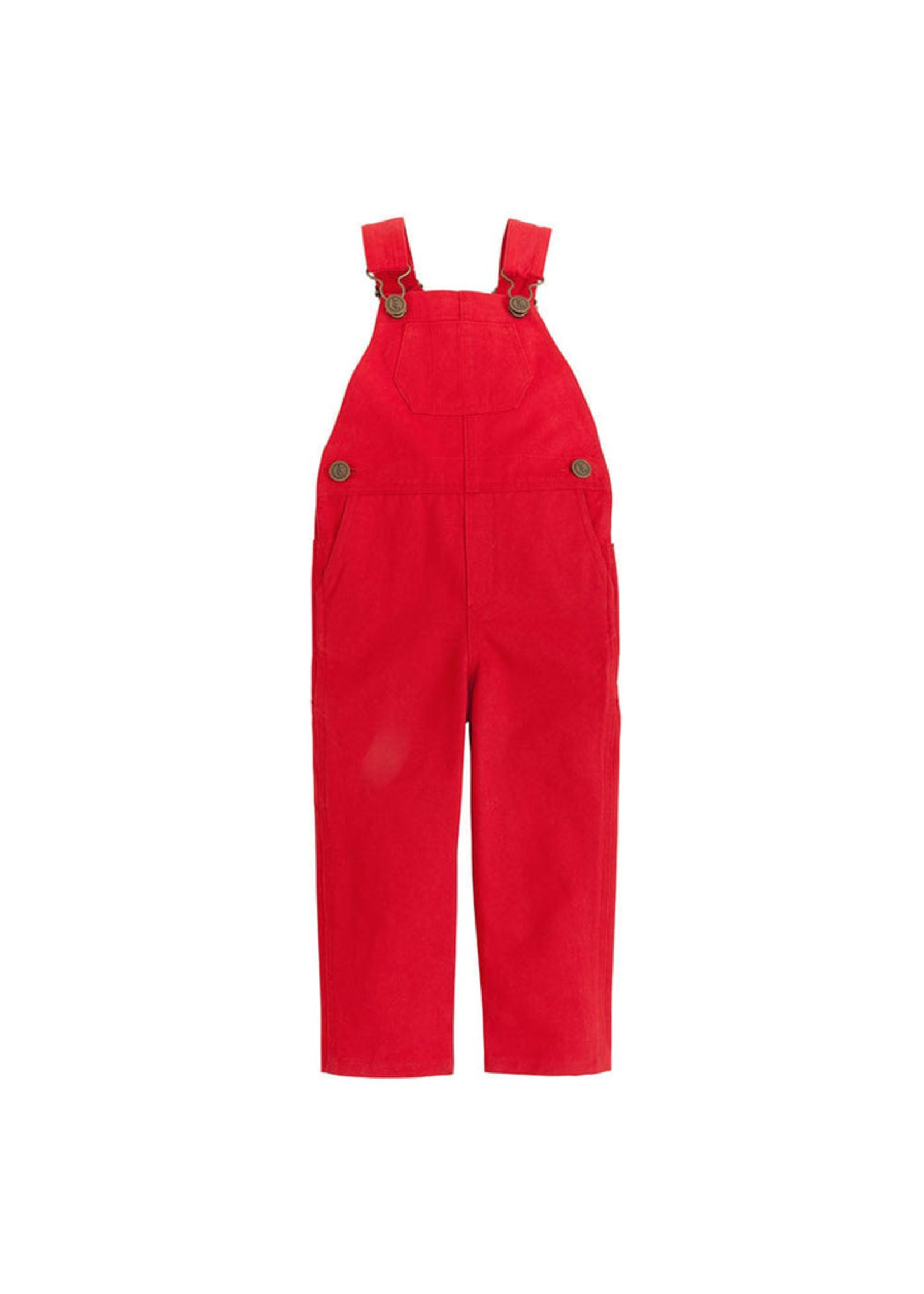 Little English Little English Essential Overall-Red Twill