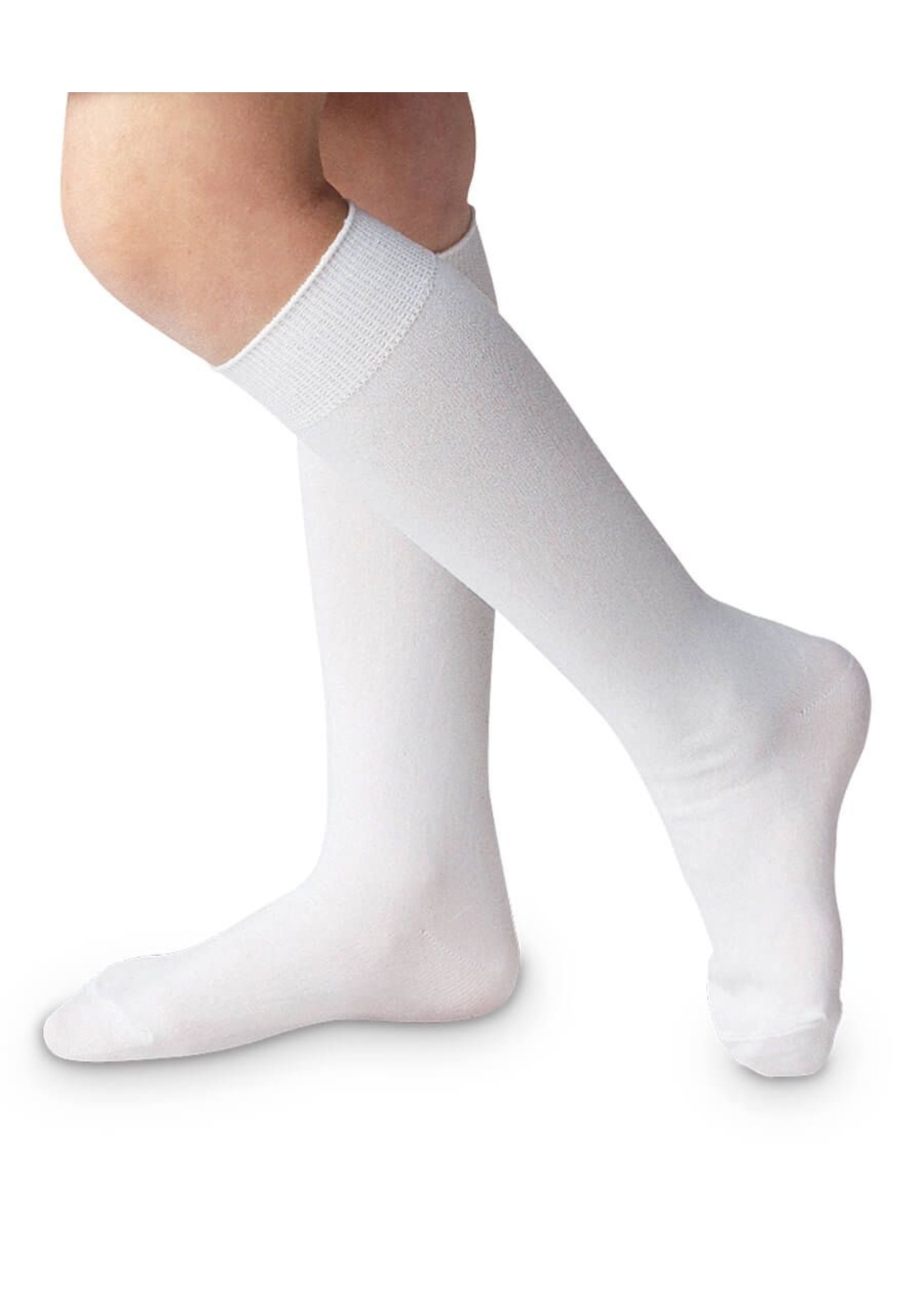 Jefferies Jefferies Knee High White Socks