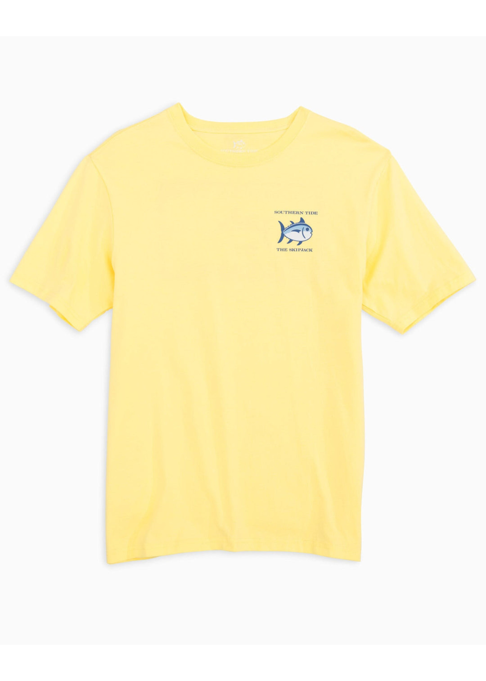 Southern Tide Southern Tide Yellow Classic Skipjack Tee