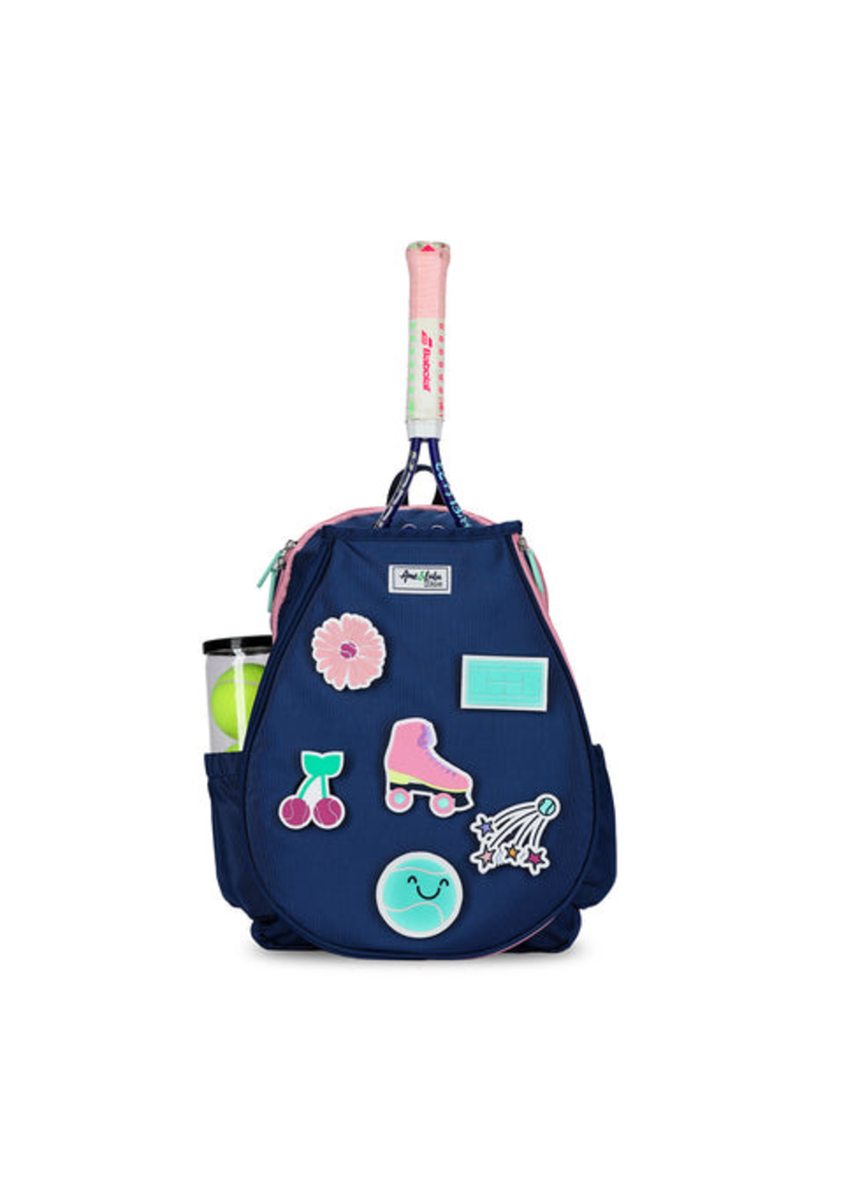 Ame & LuLu Ame & LuLu Retro Vibes Patches Tennis Backpack