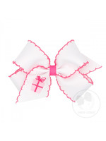 Wee Ones Wee Ones White Birthday Present Med Bow
