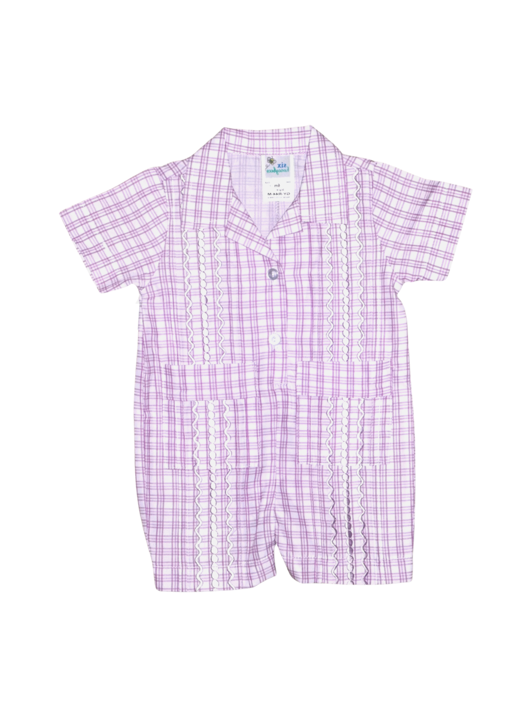 Six Honeybees Six Honeybees Kendalia Guayabera Romper