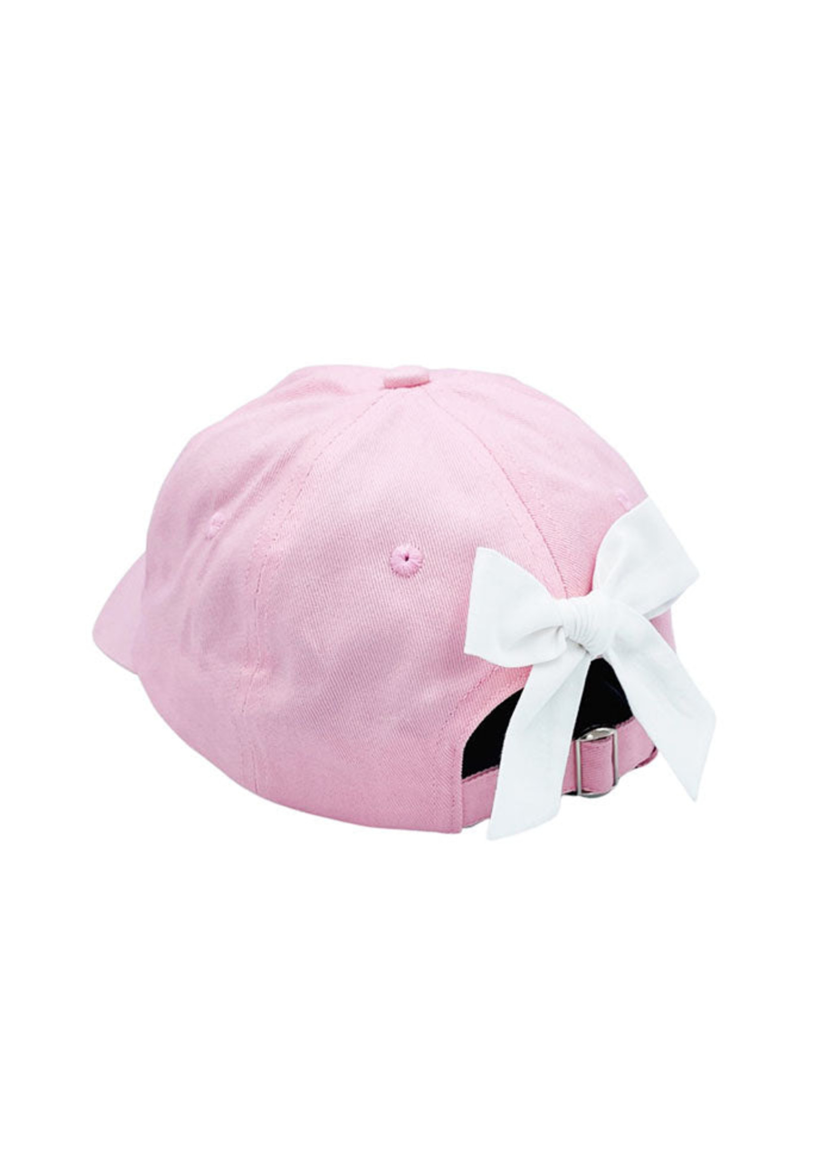 Bits & Bows Bits & Bows Pastel Pink Hat - Pastel Seersucker Bow