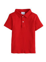 Little English Little English Short Sleeve Polo - Red