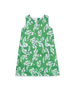 Little English Little English Pocket Shift Dress - Green Havana Floral