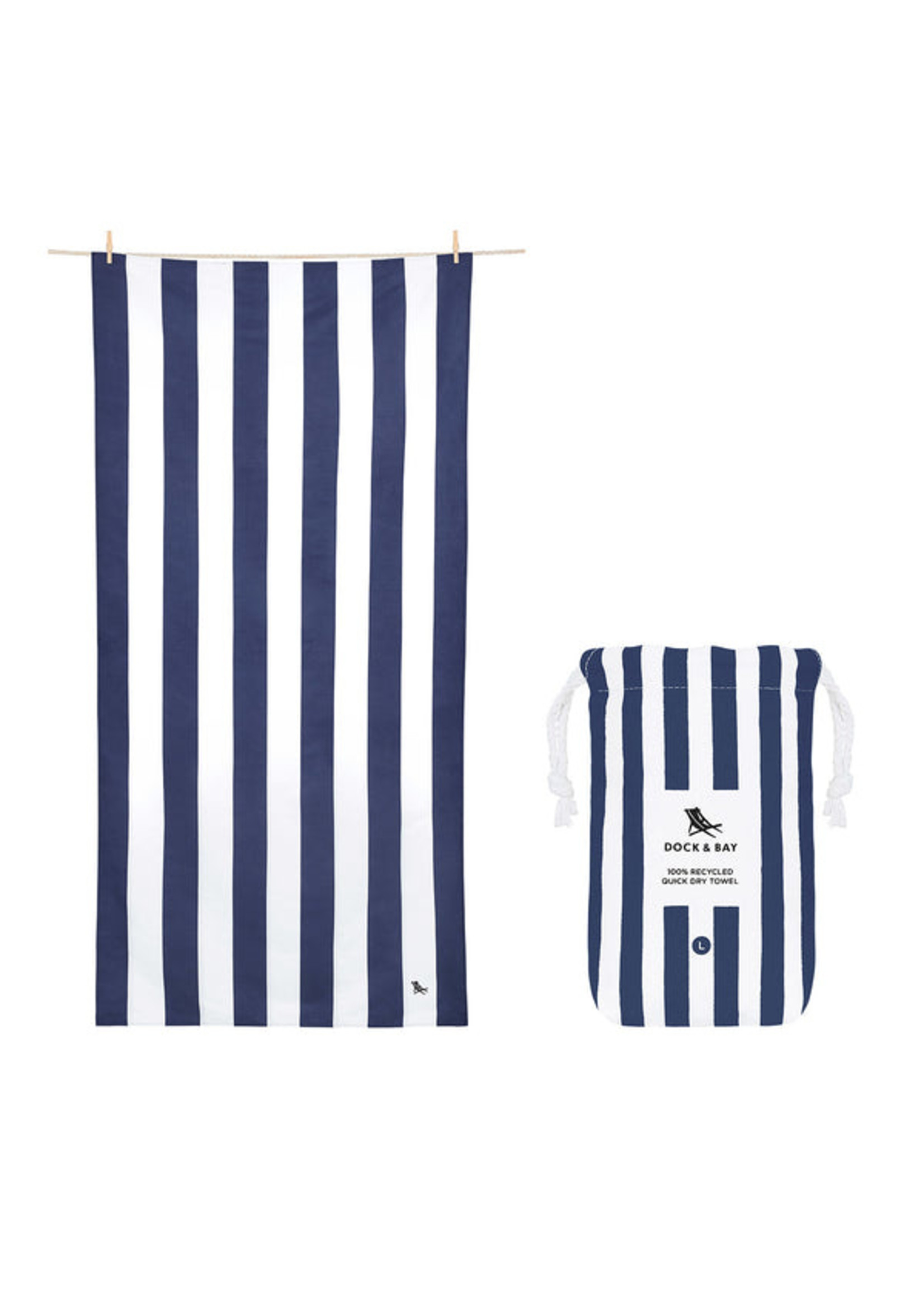 Dock & Bay Dock & Bay Whitsunday Blue Cooling Towels (27"x 13")