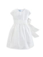 Bella Bliss Bella Bliss White Taffeta Party Dress