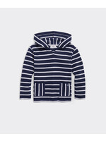 Vineyard Vines Terry Towel Hoodie Navy Stripe