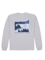 Properly Tied LD Lakeside LS Ice Grey Tee