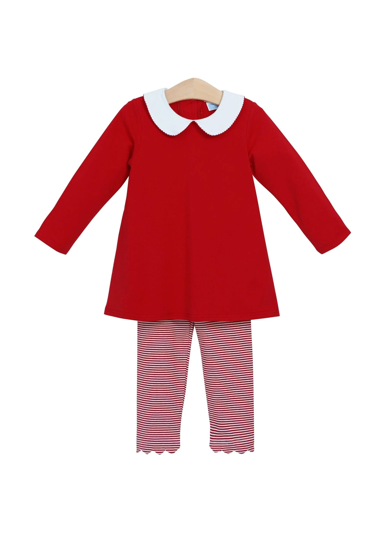 Trotter Street Kids Trotter Street Claire Red Pant Set