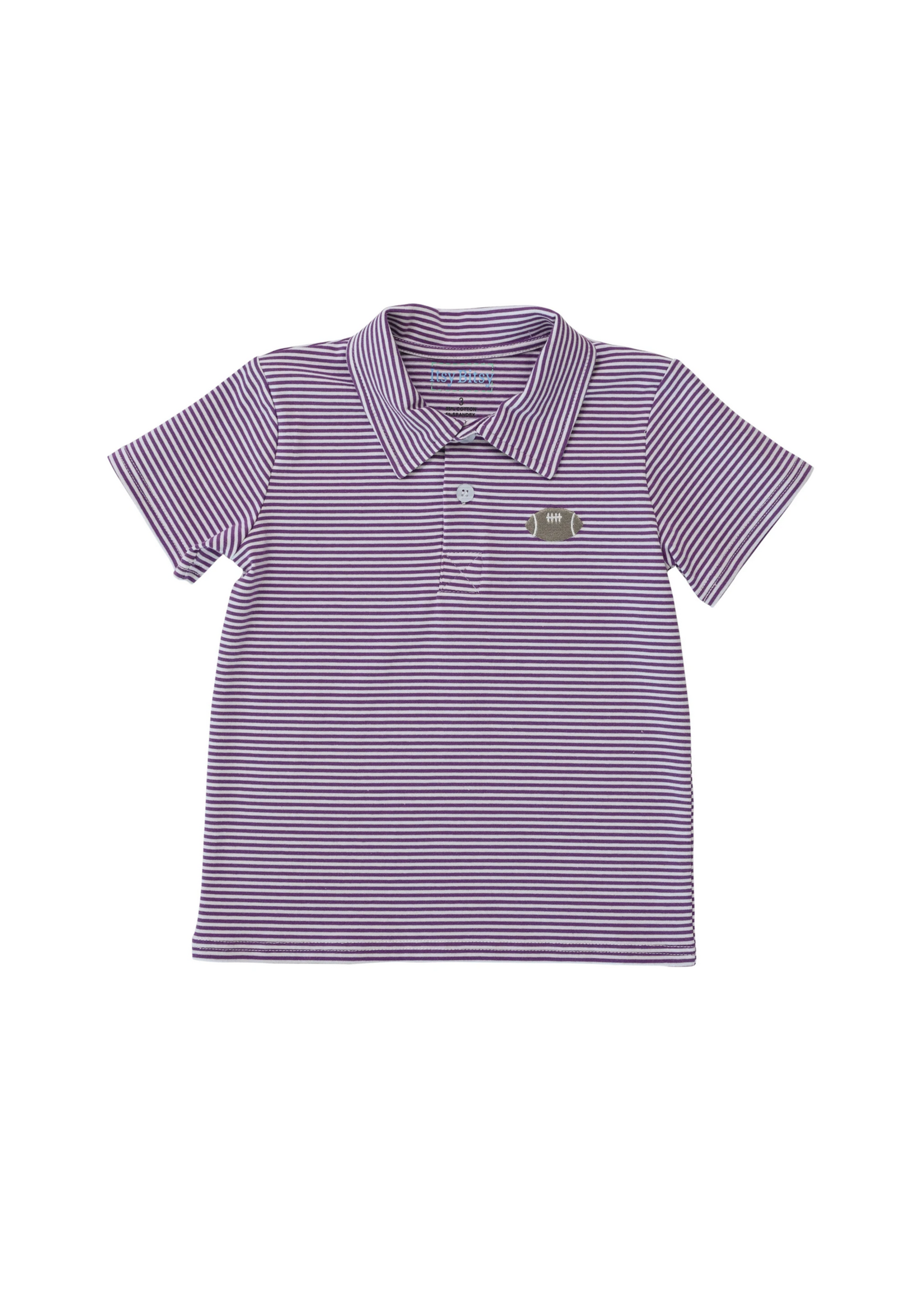 Itsy Bitsy Itsy Bitsy Purple Football Polo