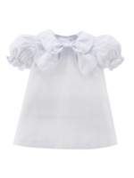 Zuccini Kids Pomeline Blouse  - White Broadcloth