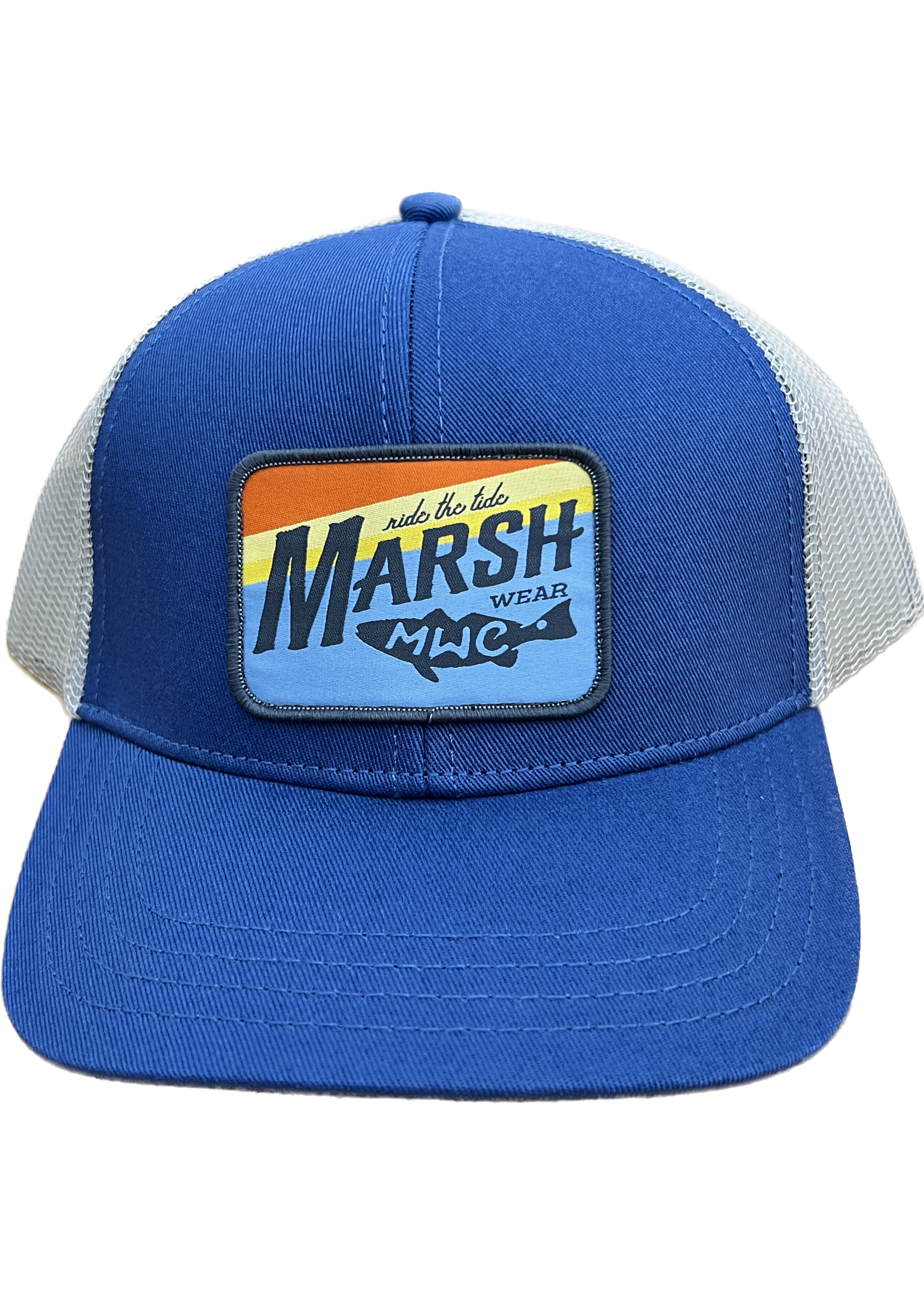 Marsh Wear Marsh Wear Sunrise Marsh Trucker Slate Blue