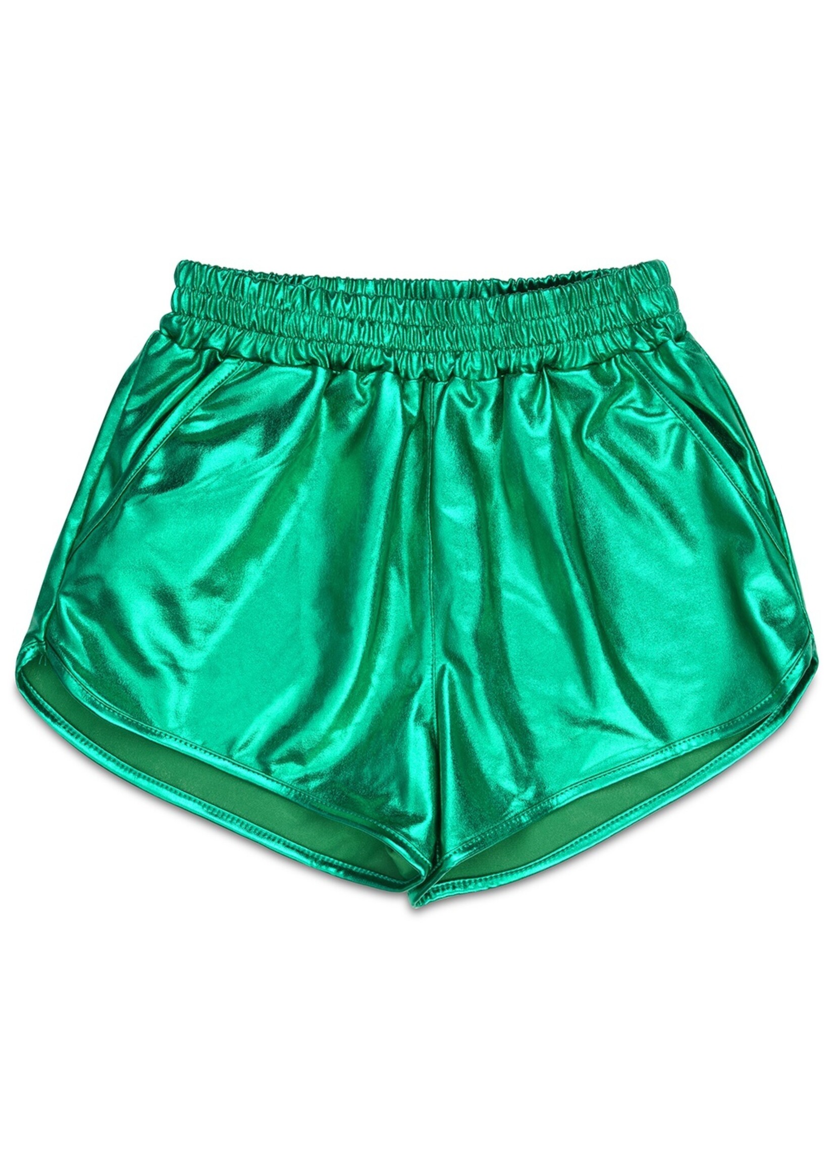 Iscream iScream Green Metallic Shorts