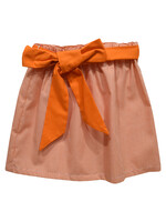 Vive La Fete Vive La Fete Orange Gingham  Skirt