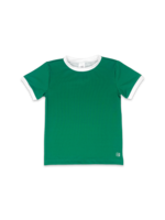 SET Athleisure Set Athleisure - Bradley Basic Tee - Pure Coconut, Augusta Green