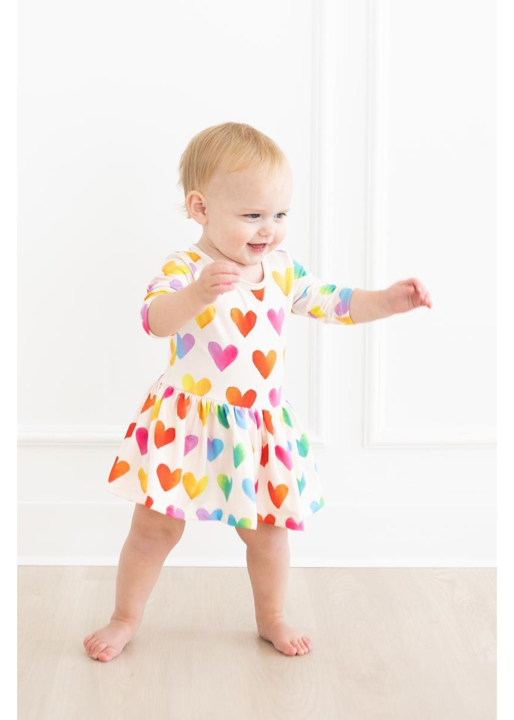 Mila & Rose Mila & Rose Baby Lotta Love Twirl Bodysuit