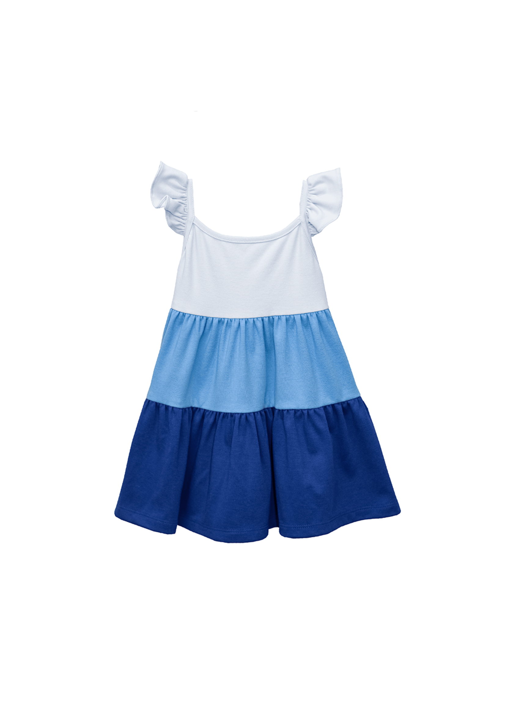 Zuccini Kids Zuccini Kids Petunia Dress - Light Blue Knit