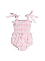 Sal & Pimenta Sal & Pimenta Buffalo Check Smocked Swimsuit