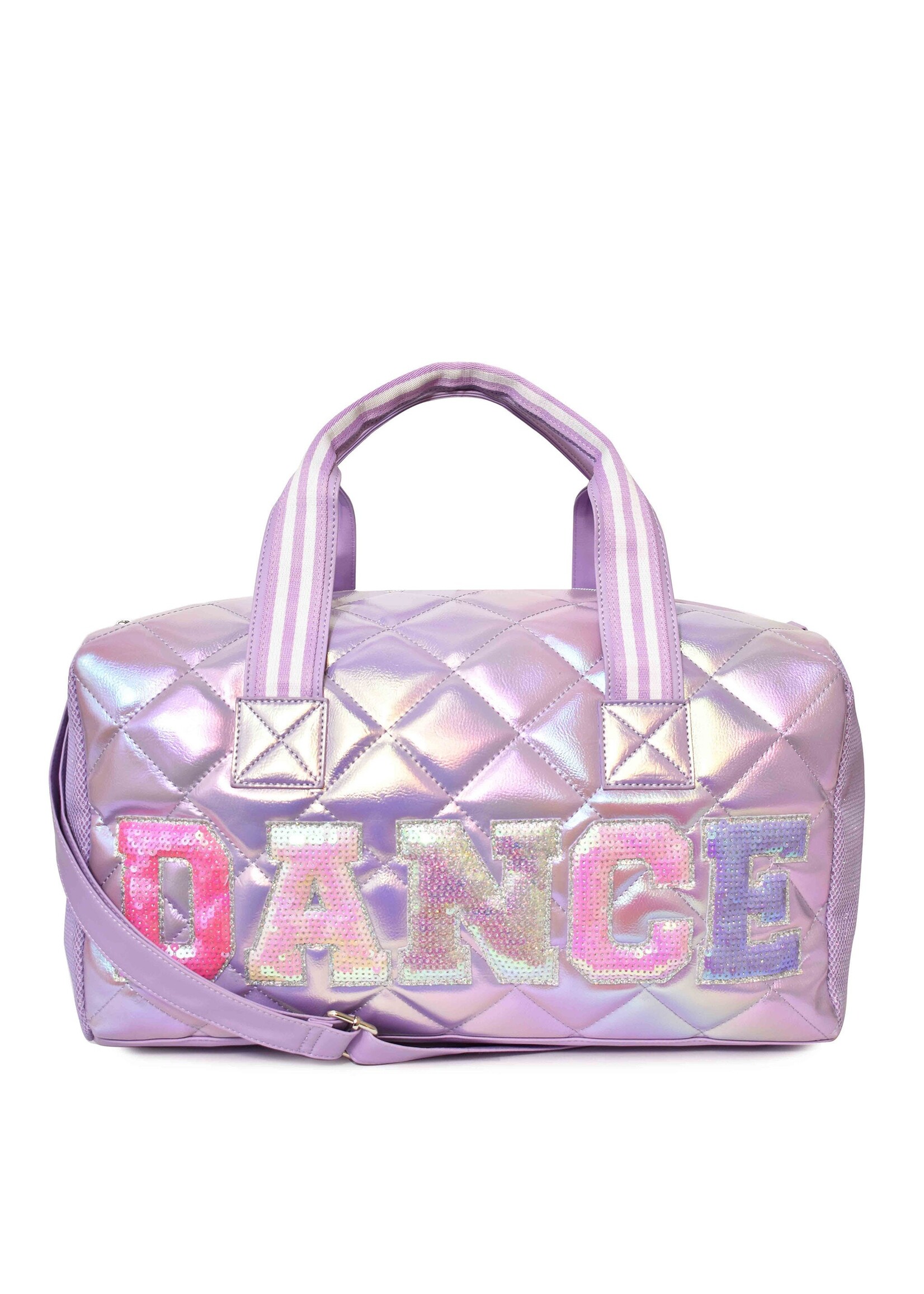 OMG Accessories OMG Accessories Purple Quilted Dance Bag