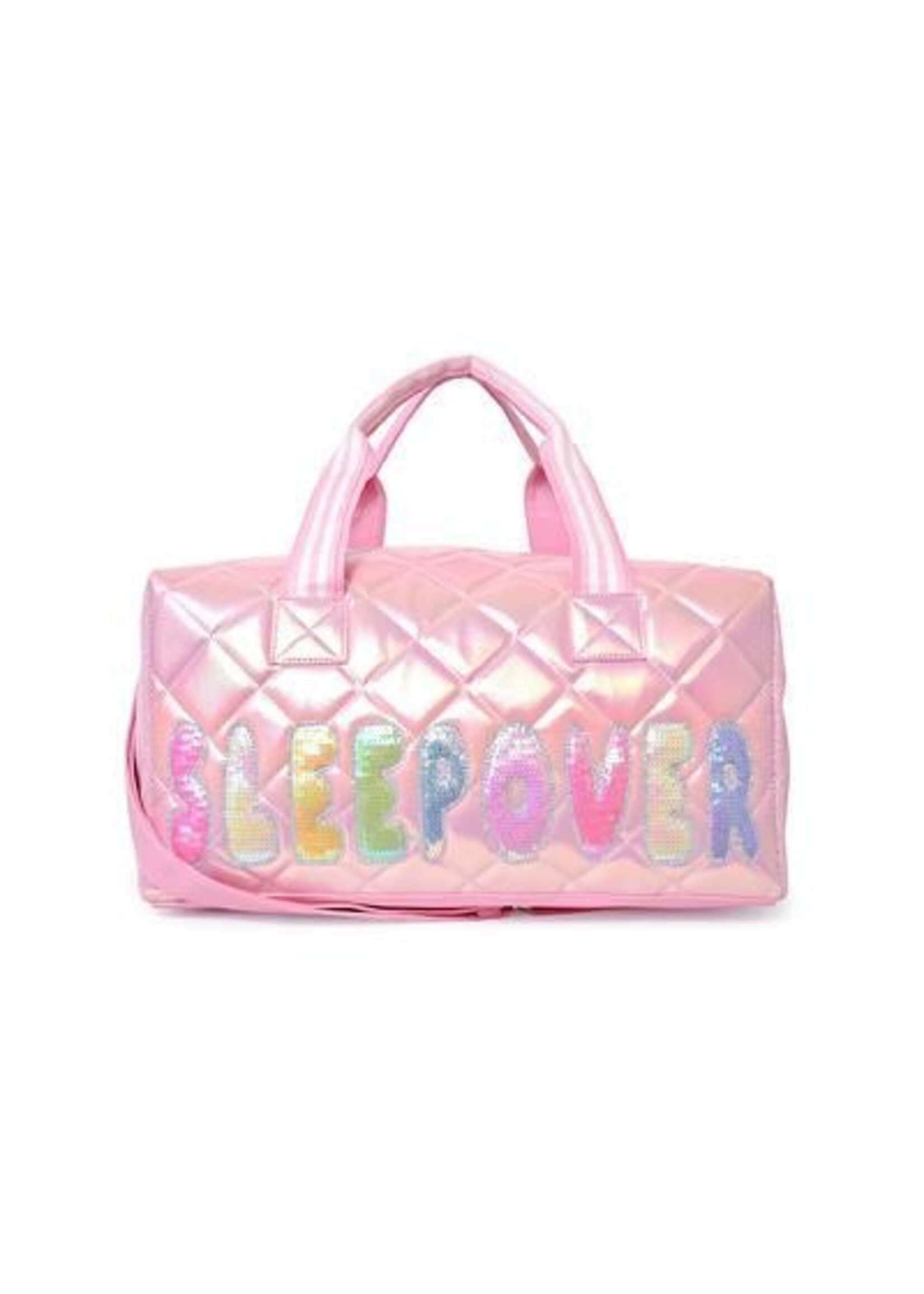 OMG Accessories OMG Accessories Pink Quilted Sleepover Bag