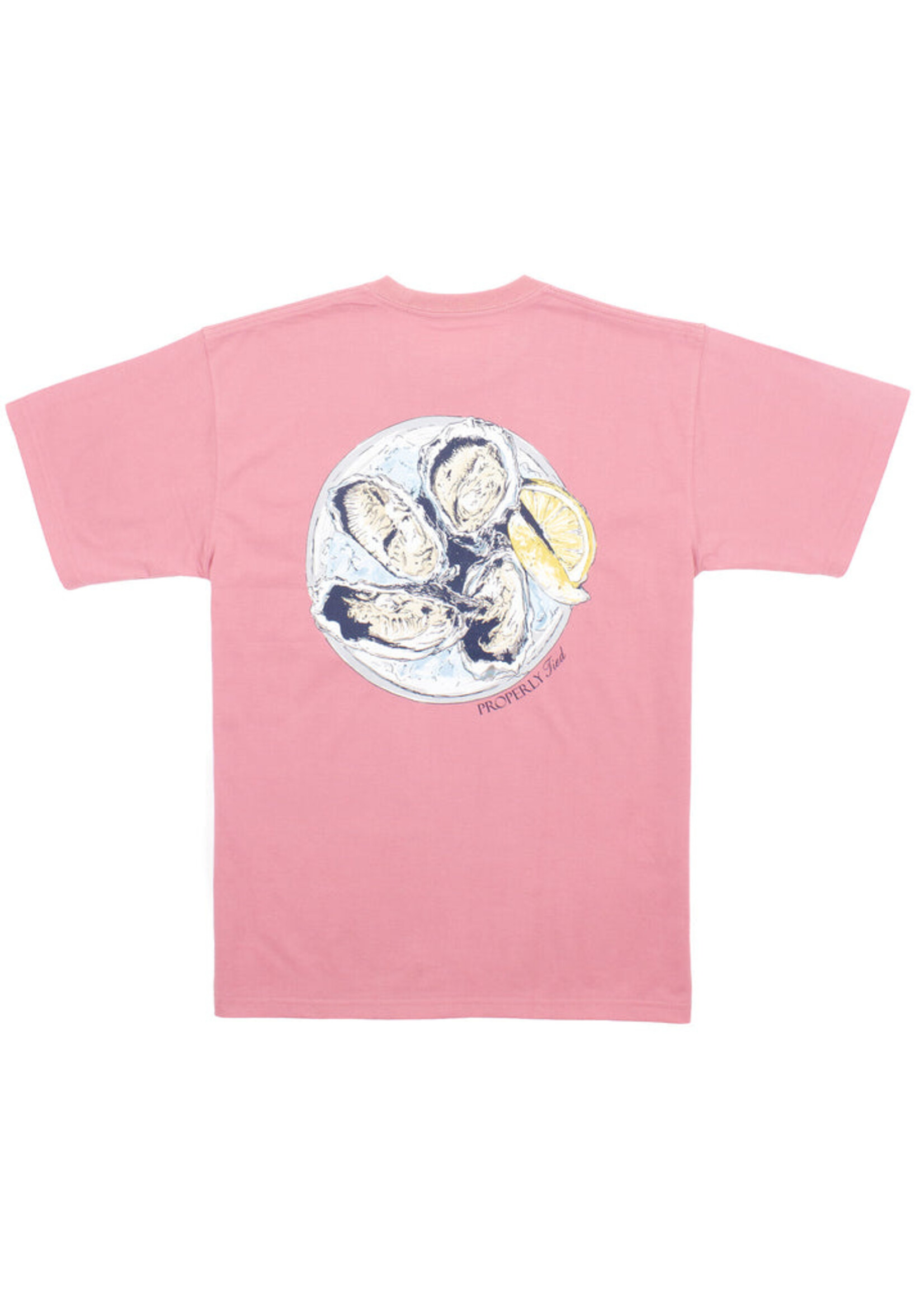 Properly Tied Boys Oyster Tray Salmon Tee