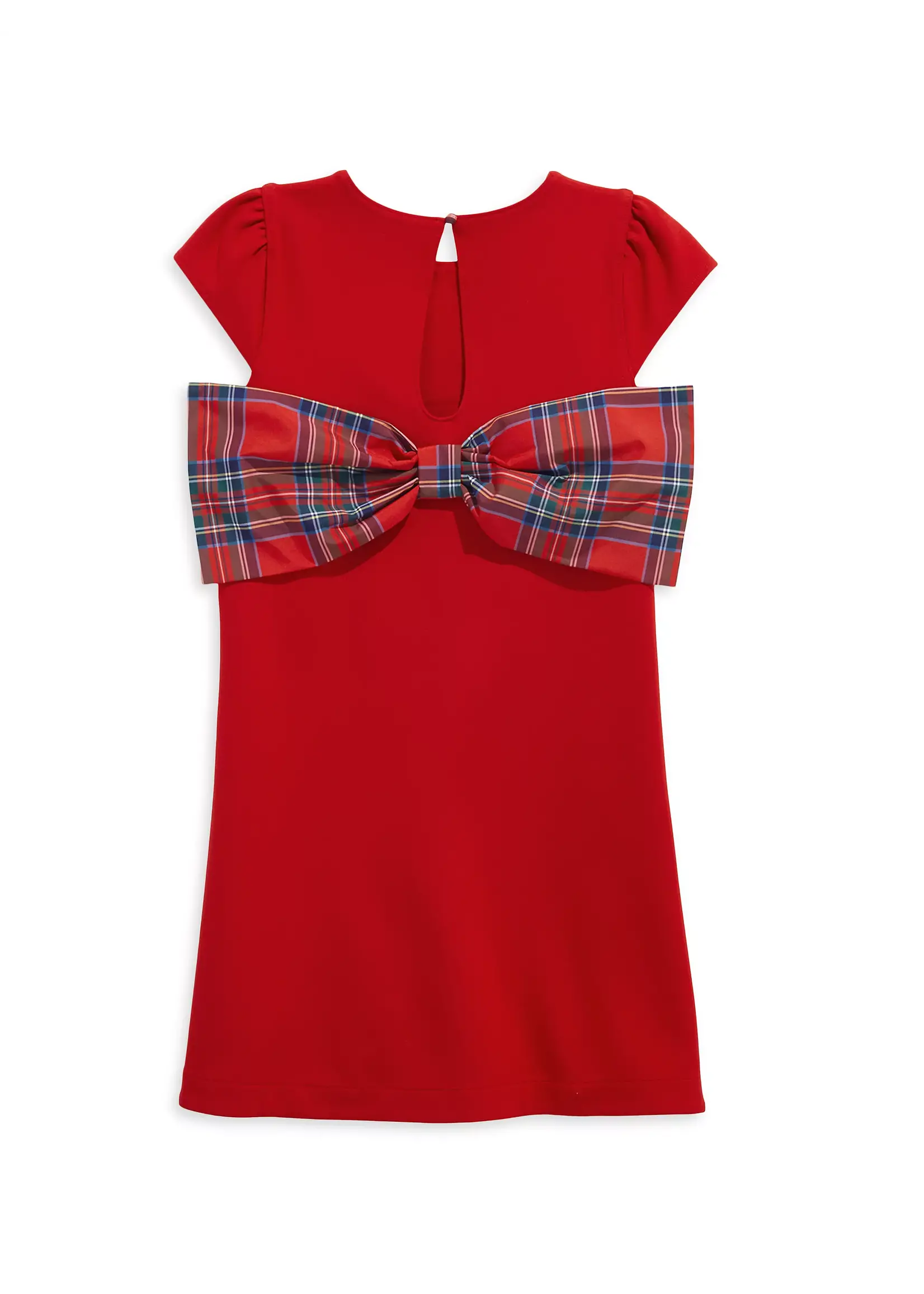 Vineyard Vines Red Girls Pointe Bow Shift Dress