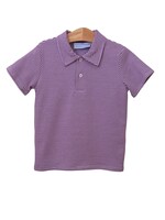 Trotter Street Kids Trotter Street Henry Polo Purple Stripe