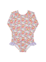 Minnow Minnow Girls Island Blossom Rashguard One Piece