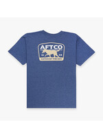 AFTCO Aftco Navy Heather Fetch Tee