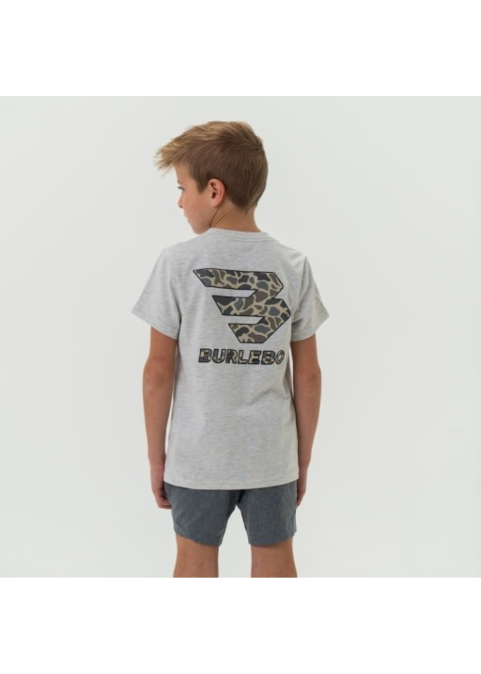 Burlebo Burlebo Youth Camo Flying B Tee