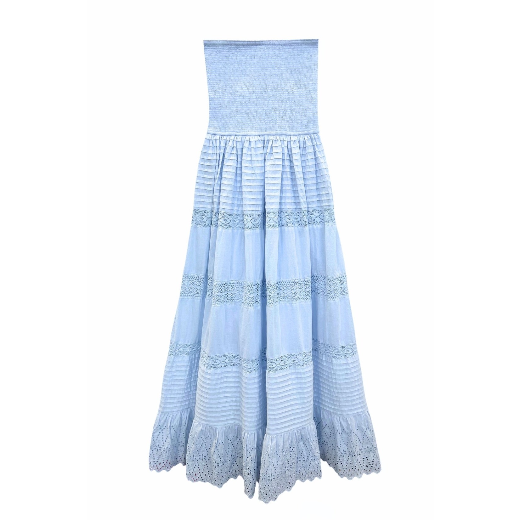 Katie J NYC Katie J Lt Blue Reese Maxi Dress