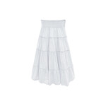 Katie J NYC Katie J White Meadow Maxi Skirt