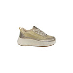 Covey House CH Gold Shimmer Platform Sneaker