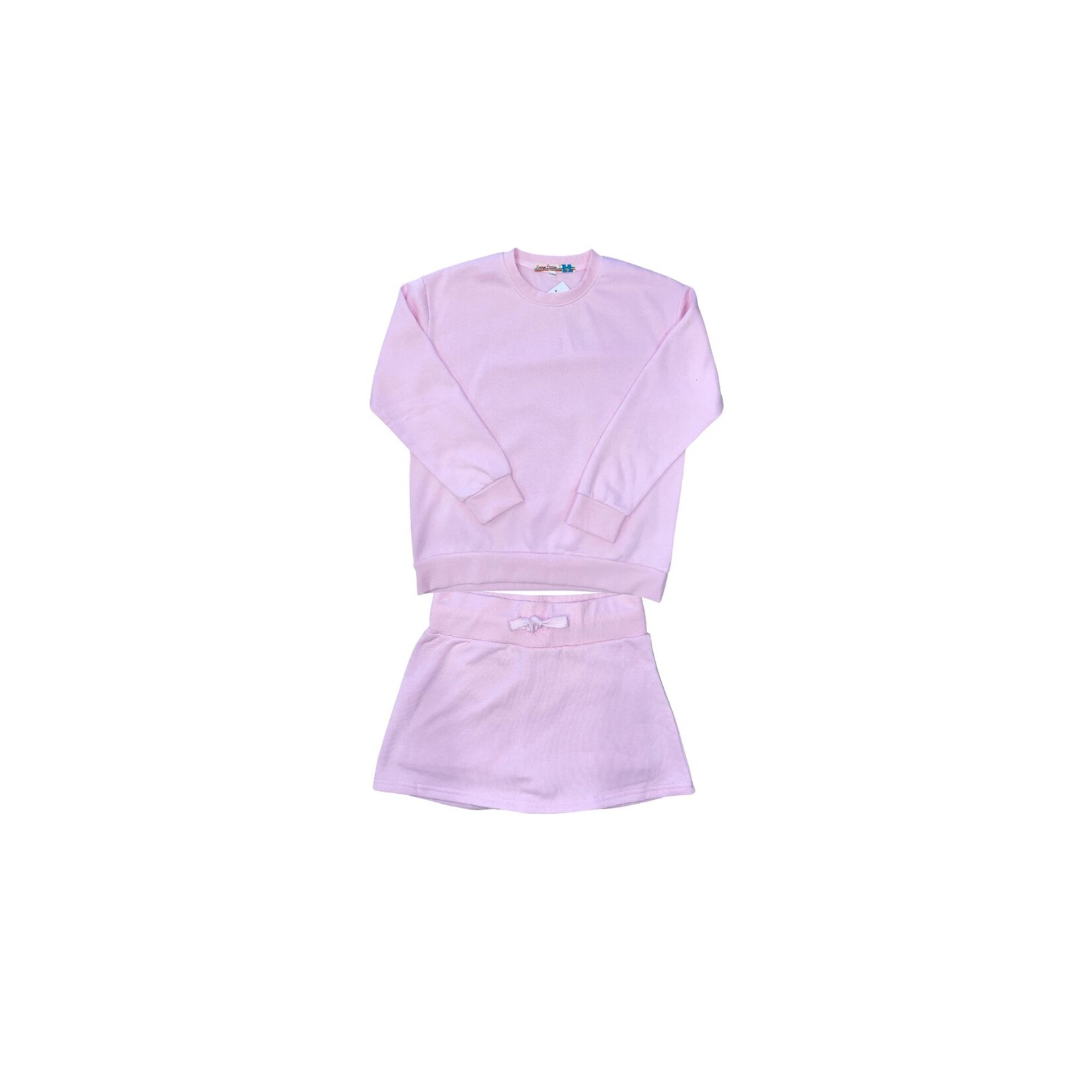 Vintage Havana Vintage Havana Pink  Sweatshirt Skirt Set