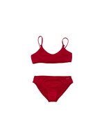 Vineyard Vines Girls Knot Bikini Red