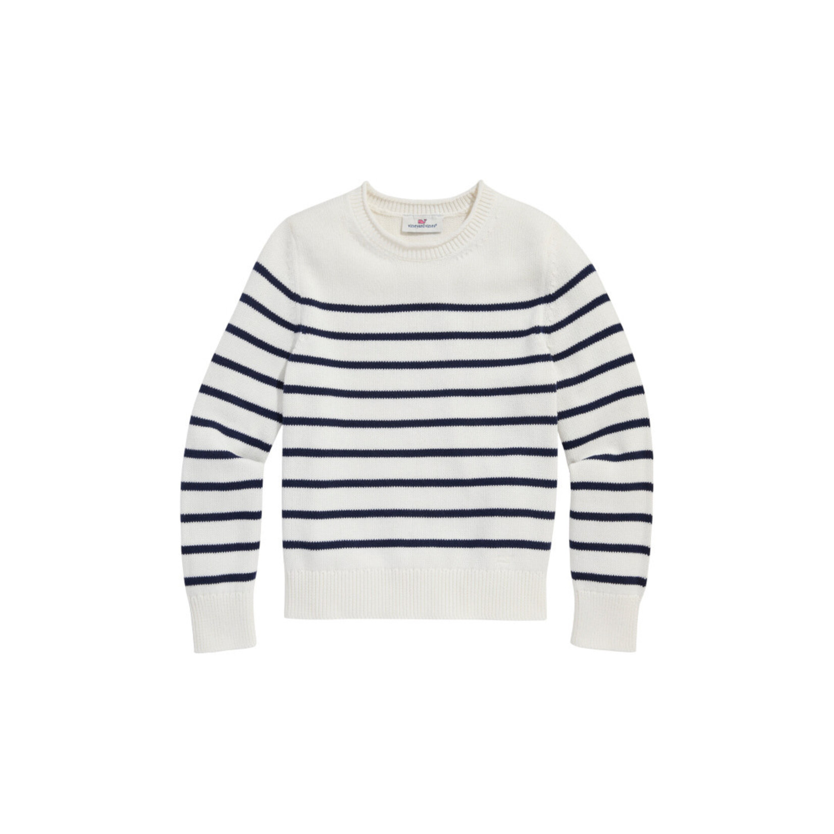 Vineyard Vines Bretton Stripe Roll Neck Sweater