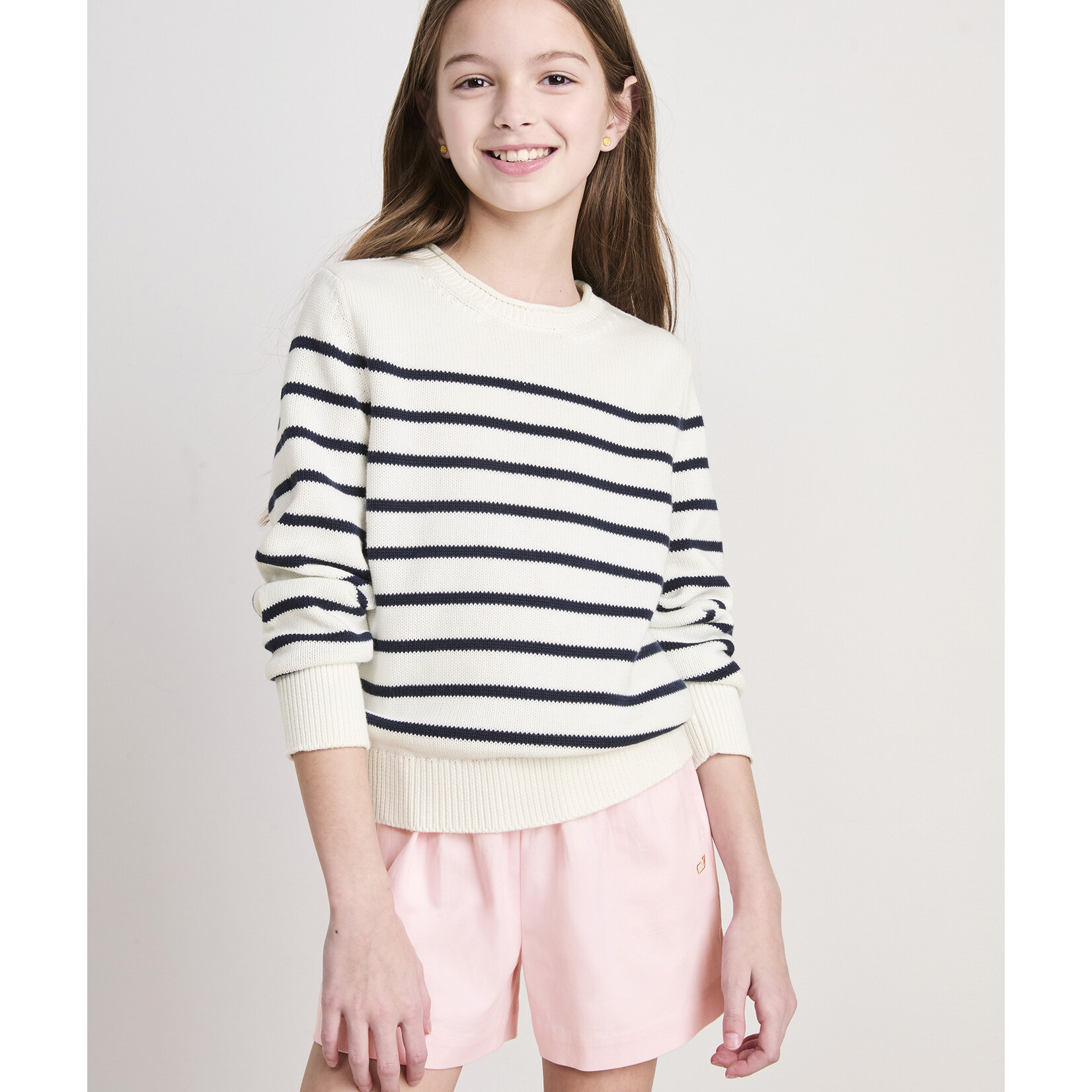 Vineyard Vines Bretton Stripe Roll Neck Sweater