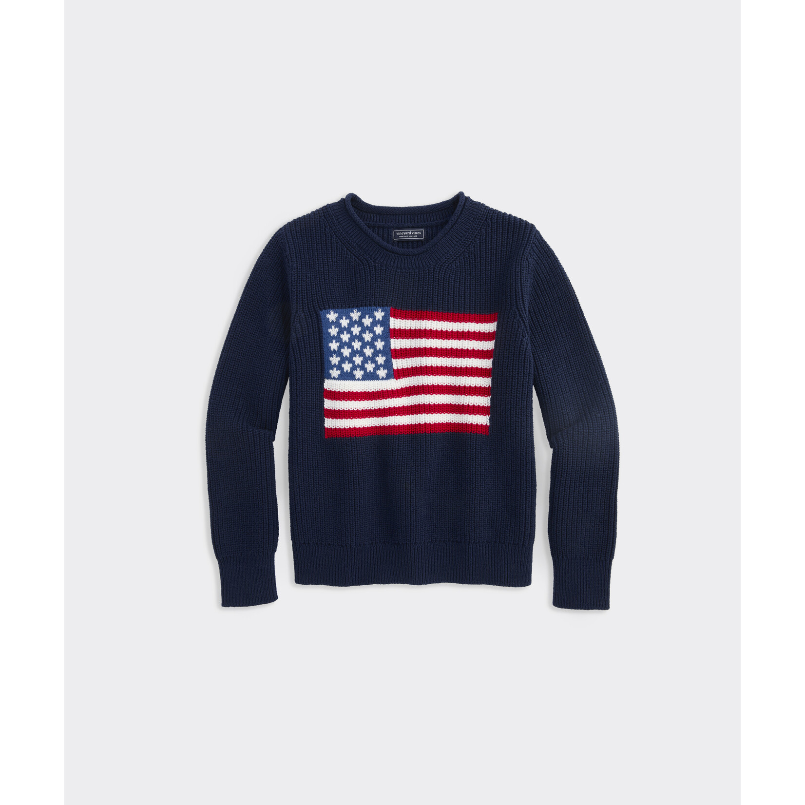 Vineyard Vines American Flag Rollneck Sweater