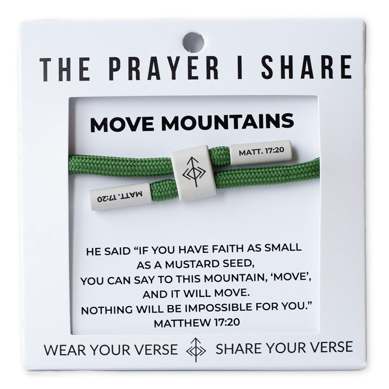 The Prayer Share Prayer Share Move Mountains Bracelet