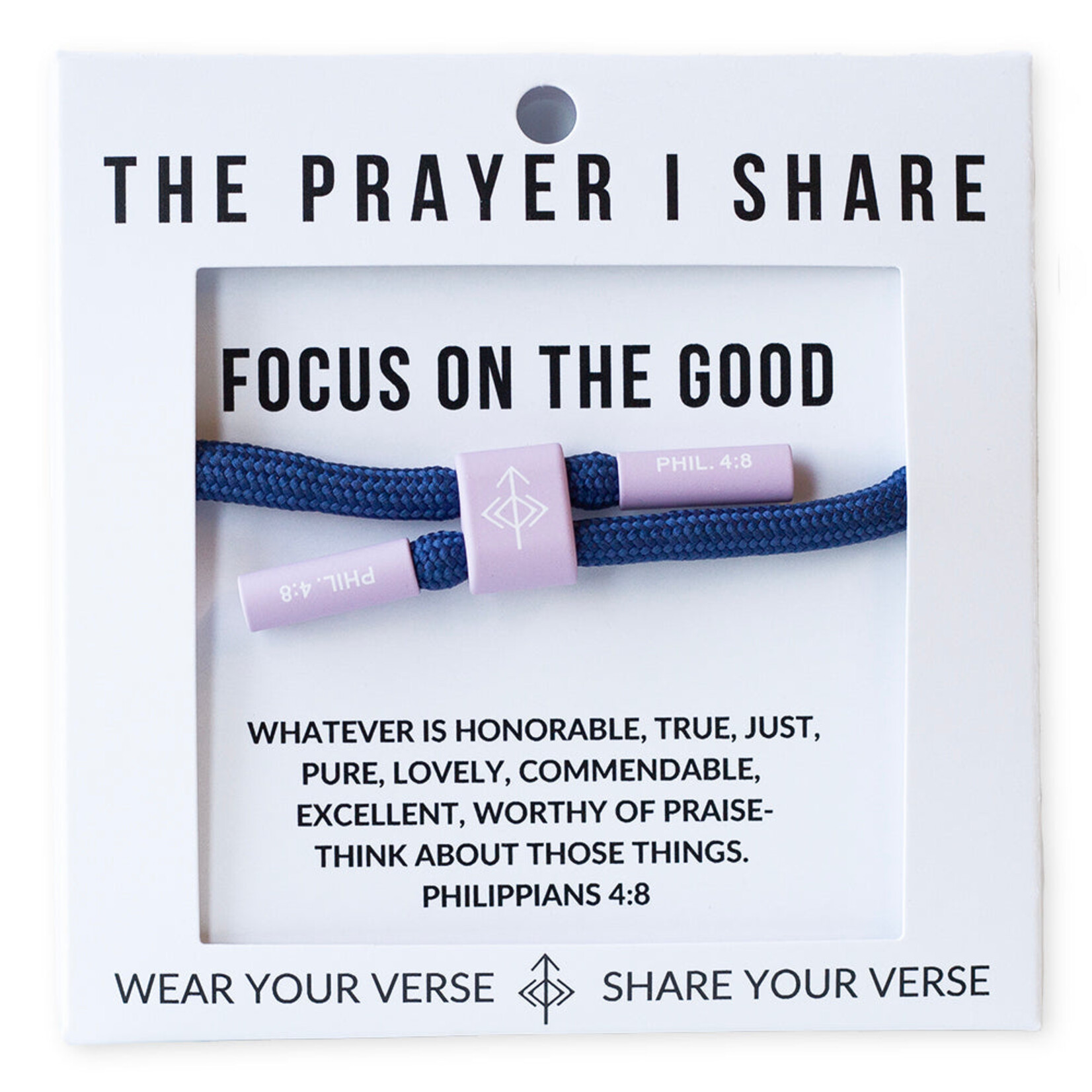 The Prayer Share Prayer Share Focus on the Good Bracelet